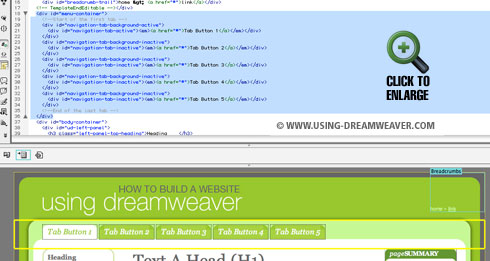 Create editable regions