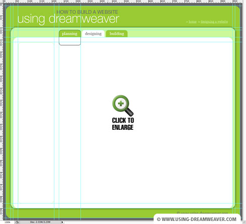 Create round cornered navigation tabs