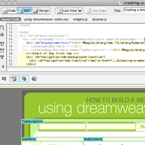 dwt dreamweaver templates